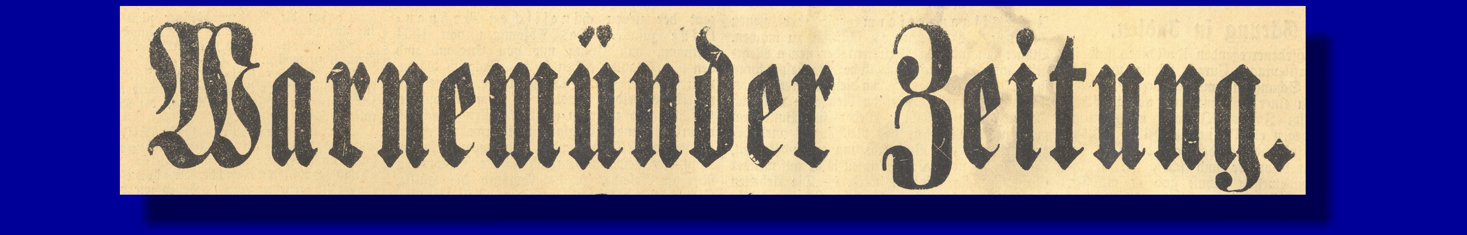 Warnem�nder Zeitung